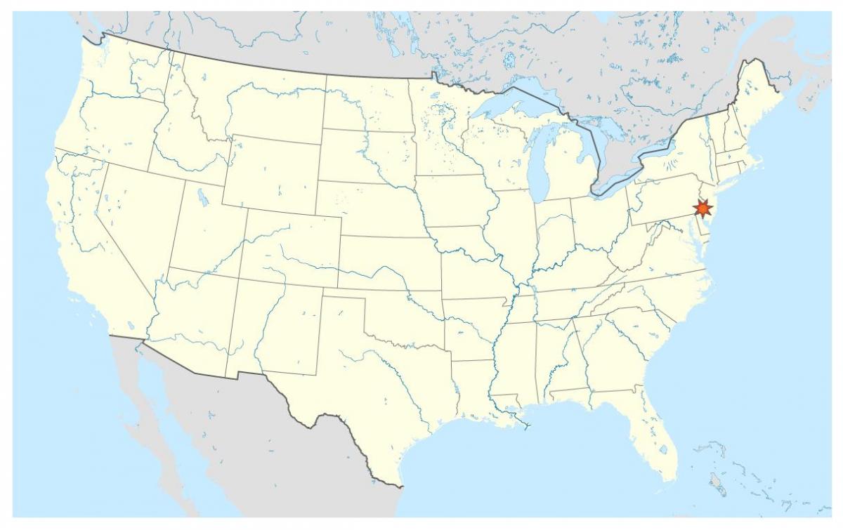 Welt Karte Philadelphia