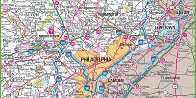 Philadelphia und Umgebung anzeigen
