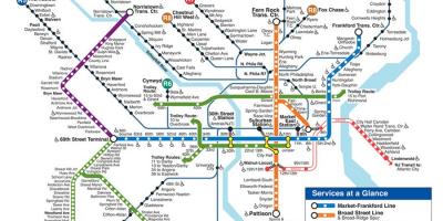 U-Bahn-Karte Philadelphia